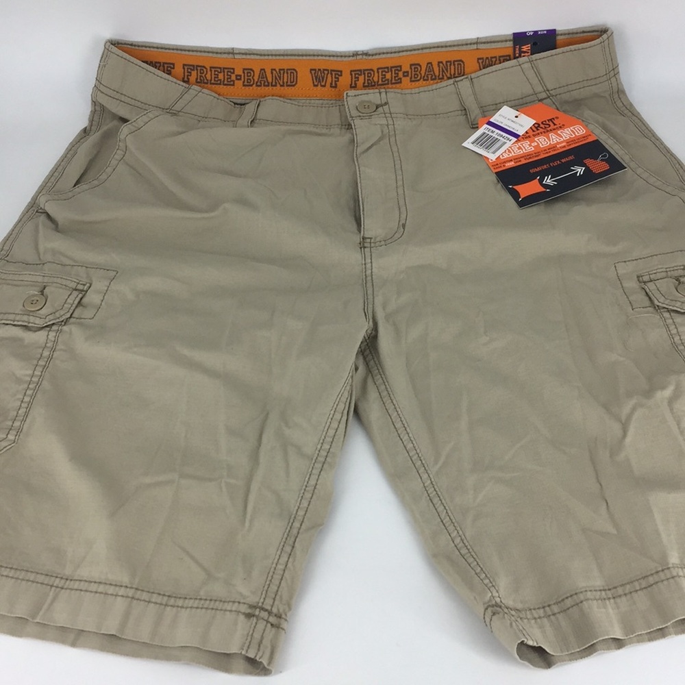Wear First Men’s Comfort Flex Cargo Shorts Size 40